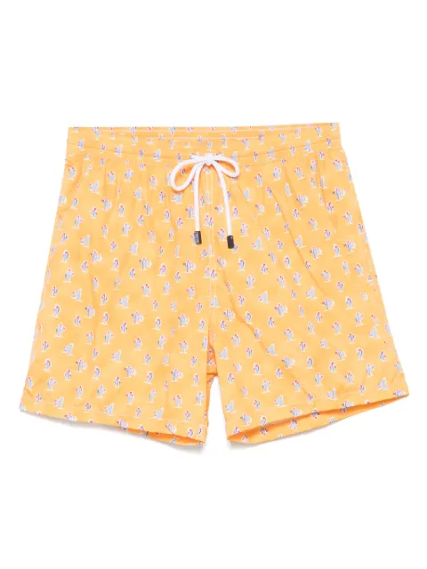 Barba shorts de playa con cactus estampados