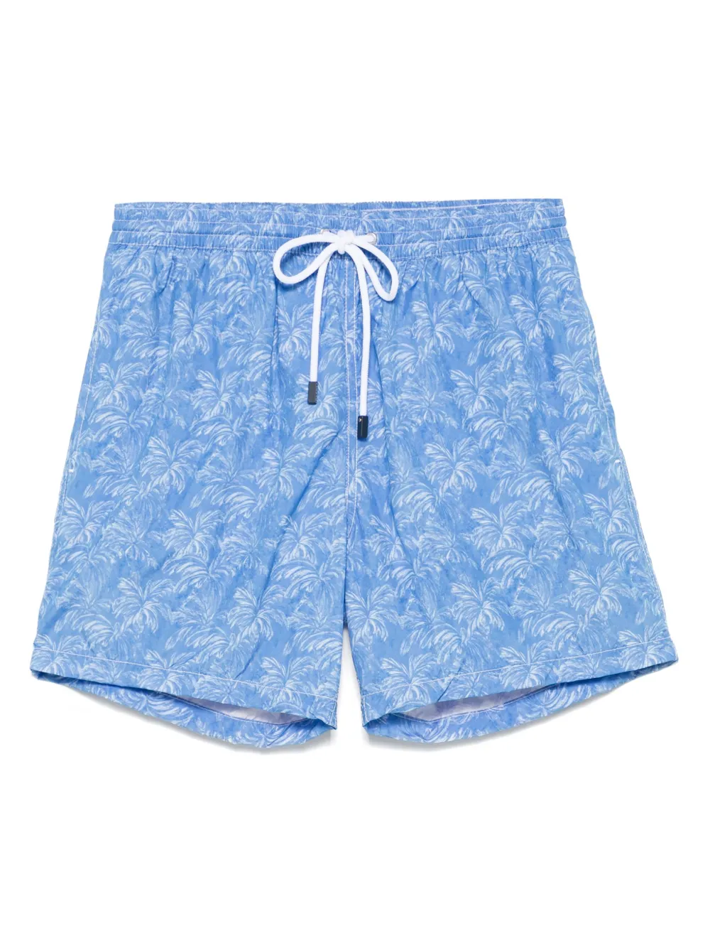 palm tree-print swim shorts