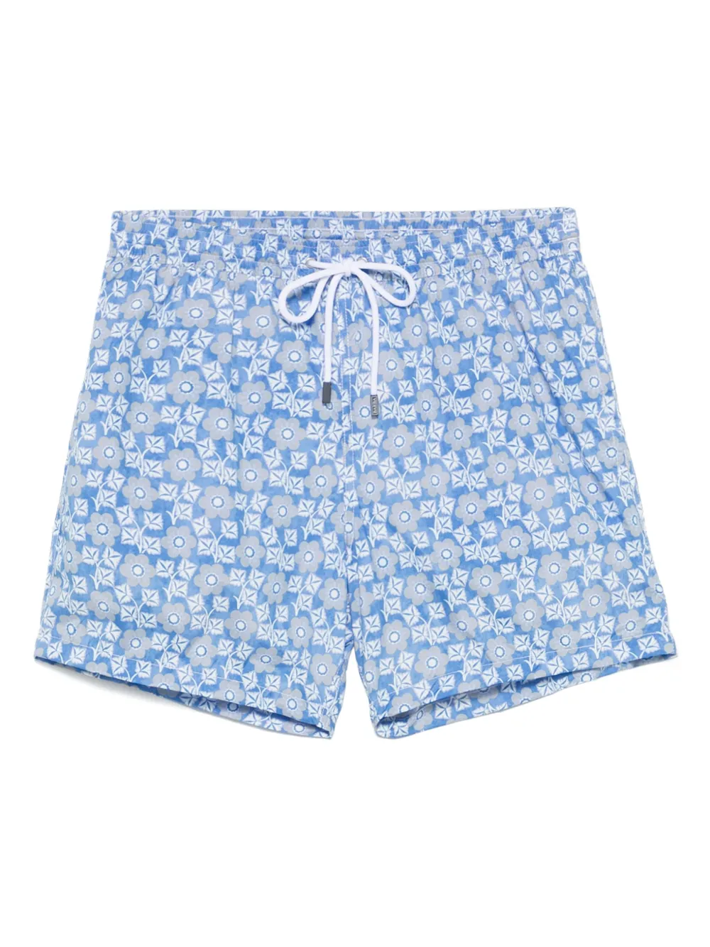 floral-print swim shorts