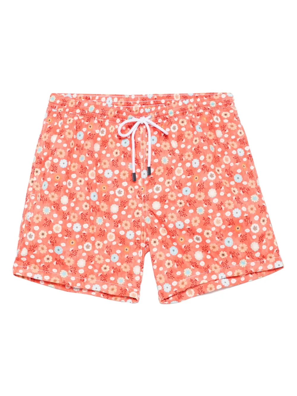 floral-print swim shorts