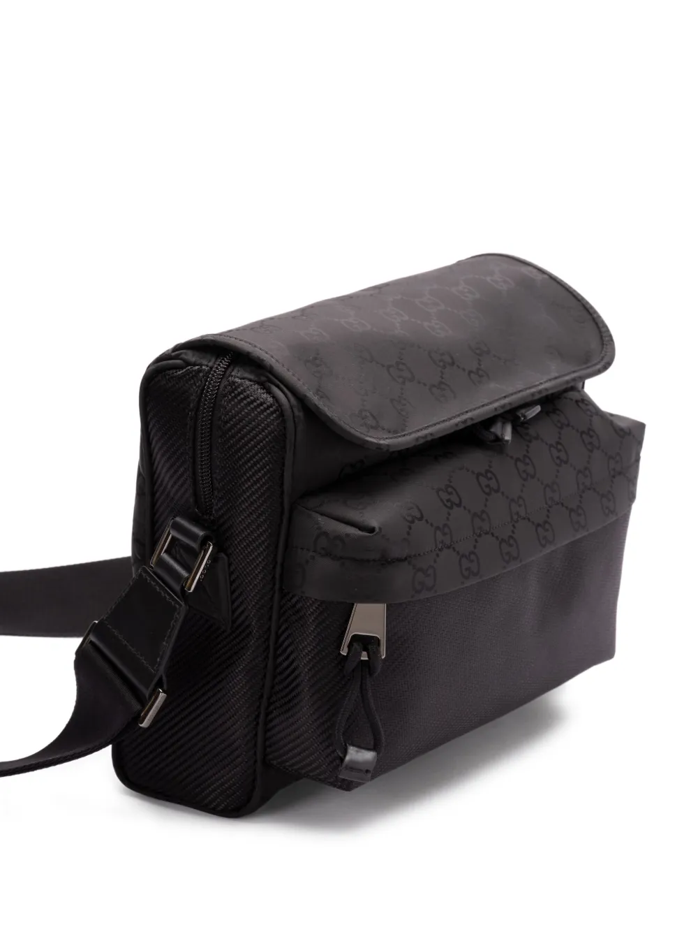 Gucci Medium GG crossbodytas Zwart
