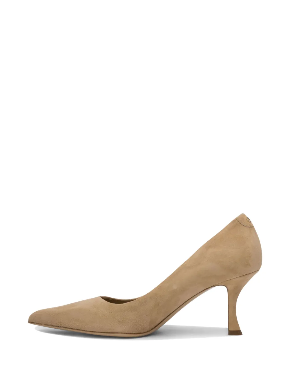 Ferragamo 70 mm suède pumps Beige