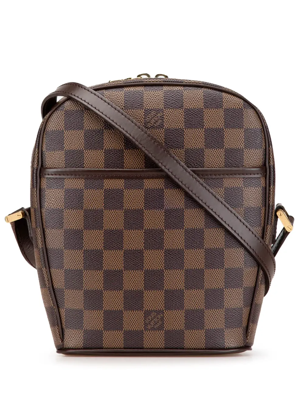 Louis Vuitton Pre-Owned 2002 ダミエ エベヌ イパネマ PM ショルダーバッグ - ブラウン Louis Vuitton Pre-Owned 2002 ダミエ エベヌ イパネマ PM ショルダーバッグ - ブラウン