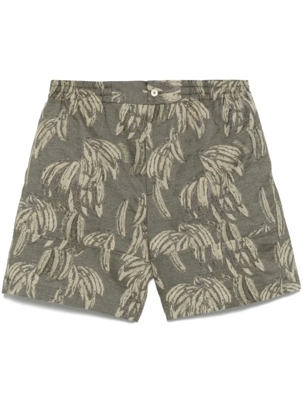 Jacquemus Le Aloe Shorts in Green