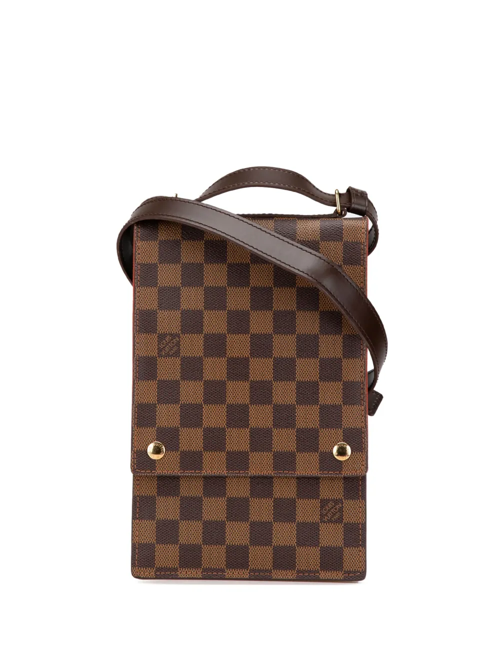 Louis Vuitton Pre-Owned 2001 ダミエ エベヌ ポートベロー ショルダーバッグ - ブラウン Louis Vuitton Pre-Owned 2001 ダミエ エベヌ ポートベロー ショルダーバッグ - ブラウン