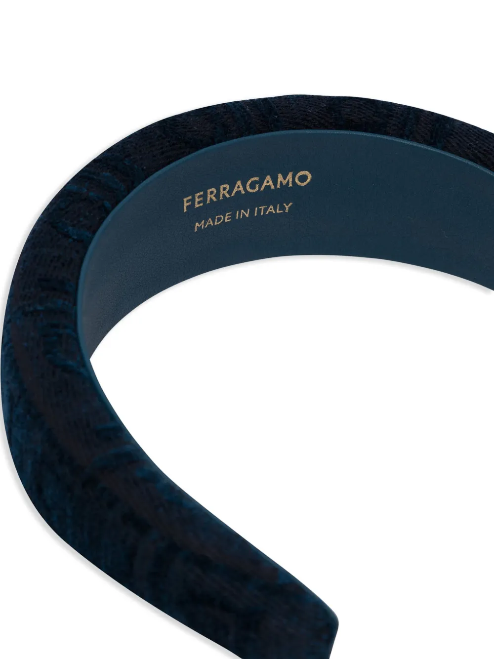 Ferragamo Tiara de veludo com textura | Image 2