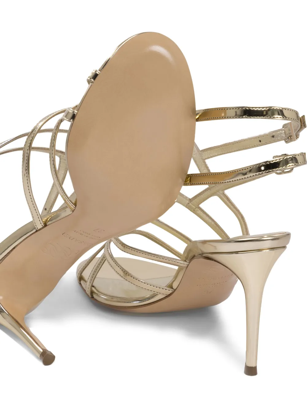 Casadei strappy sandals Gold