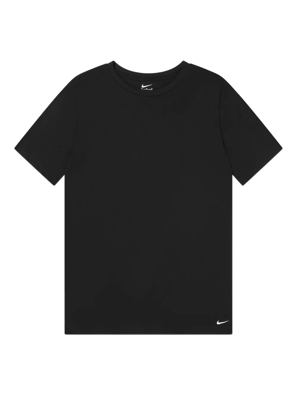 Nike Kids Twee Swoosh T-shirts Zwart