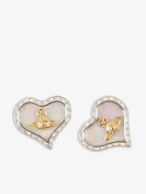 Vivienne Westwood heart-shaped earrings