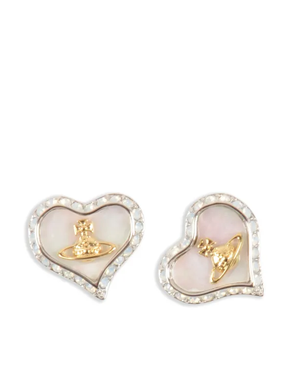 Vivienne Westwood ハート ピアス | シルバートーン | FARFETCH JP
