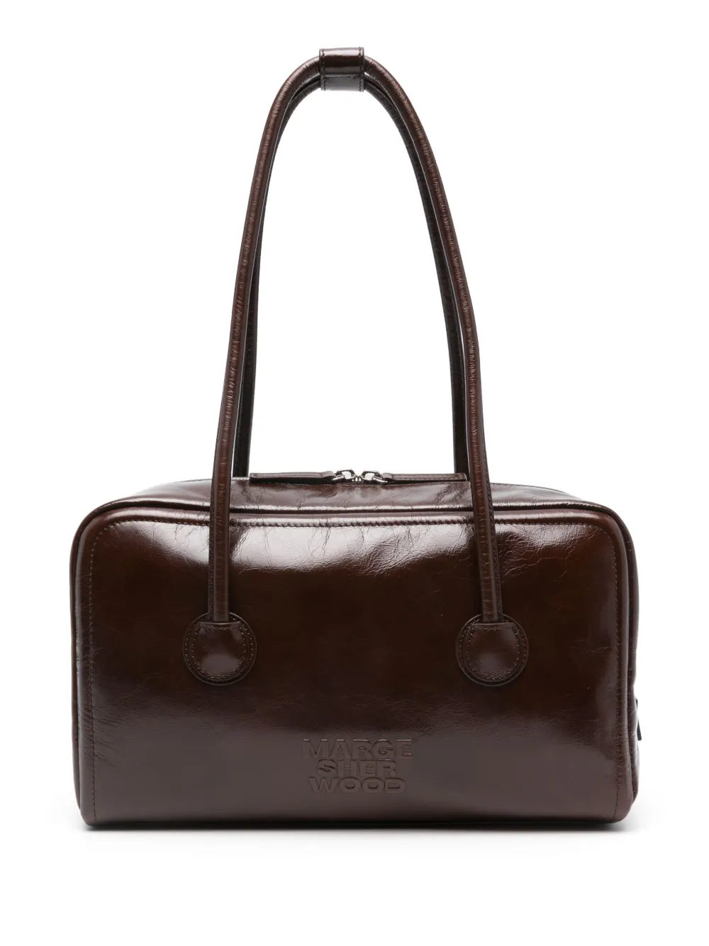 Marge Sherwood Boston Tote Bag In Brown