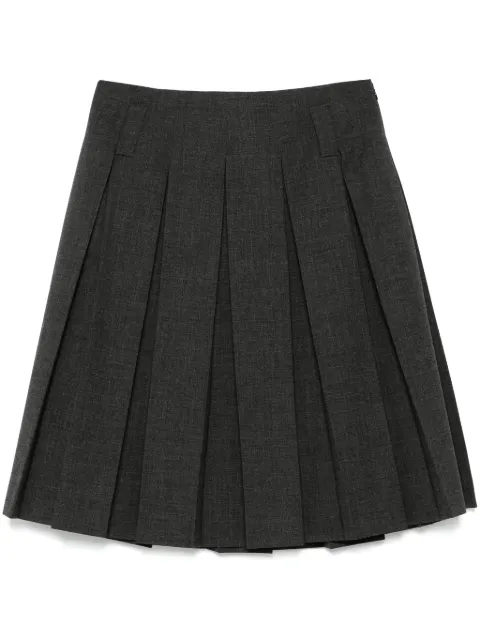 Prada pleated mini skirt 
