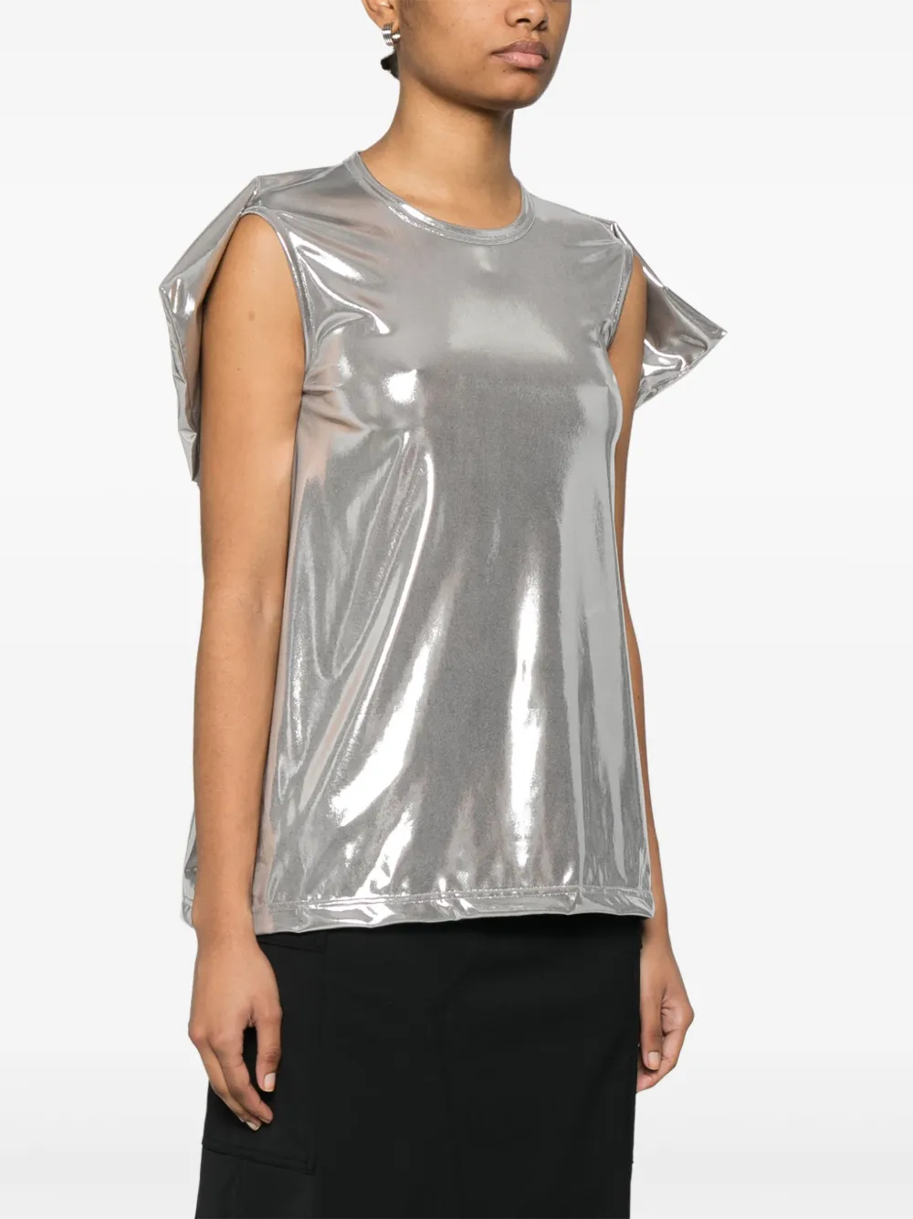 Junya Watanabe Metallic top Zilver