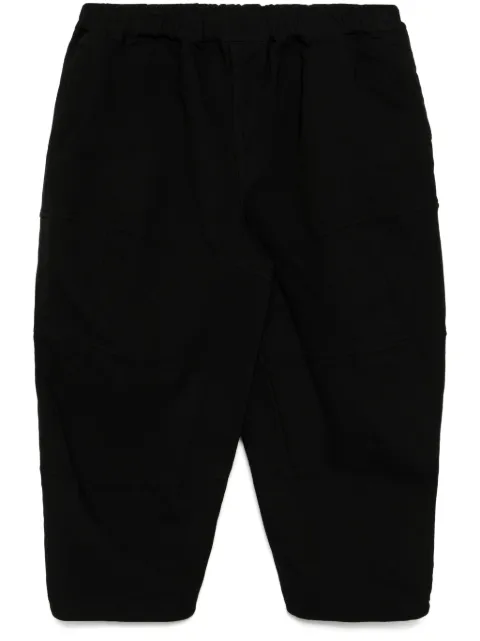 Black Comme Des Garçons cropped balloon trousers