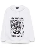 JUNTAE KIM ""There Was A Punk"" hoodie - White