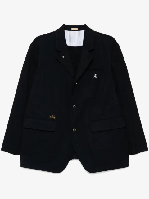 Undercover logo-patch blazer