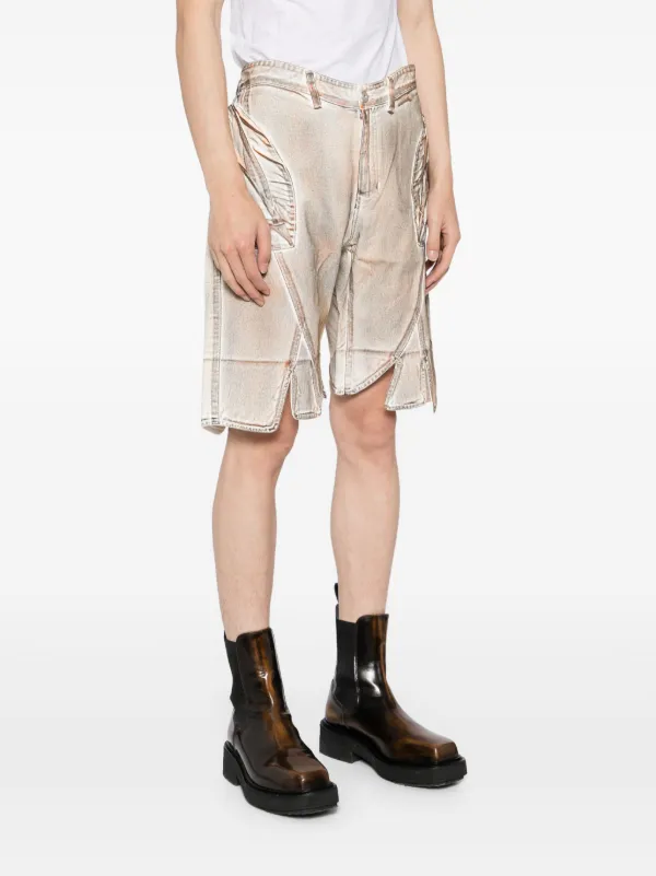 JUNTAE KIM プリント ショートパンツ | ブラウン | FARFETCH JP