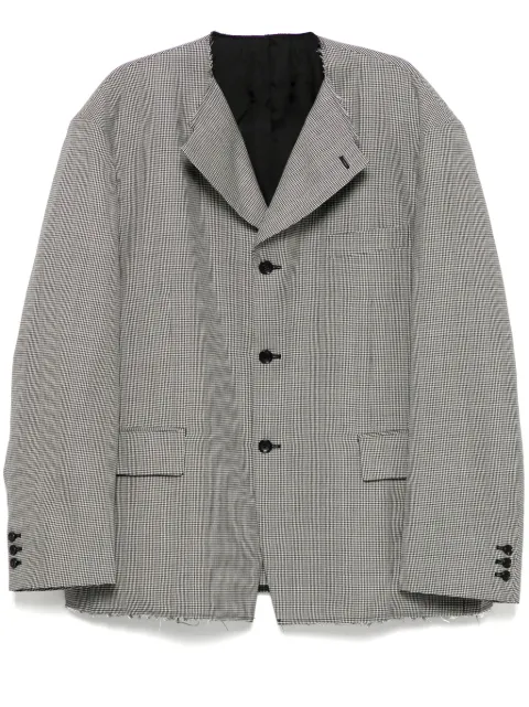 Black Comme Des Garçons blazer con botones