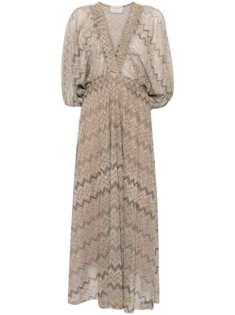 kaos vestido midi de lúrex