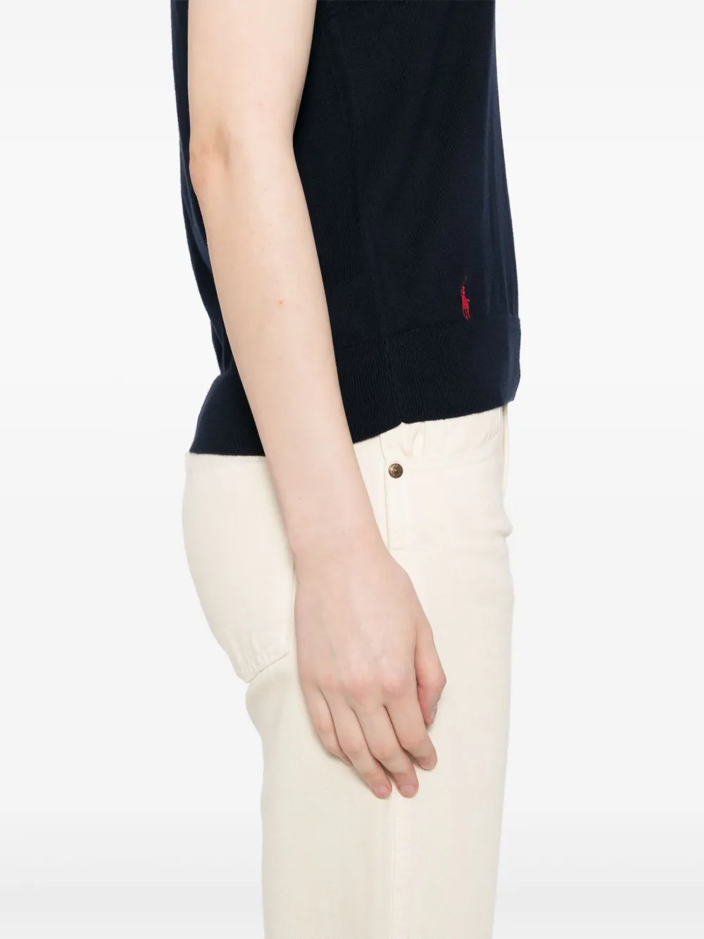 Polo Ralph Lauren Tanktop met geborduurd logo Blauw