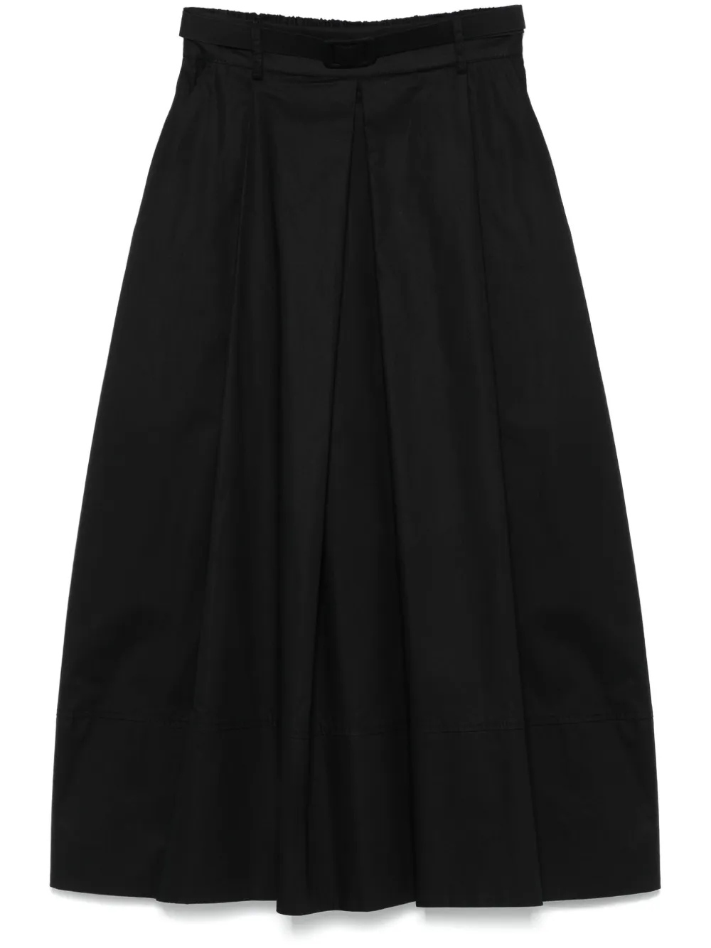 poplin maxi skirt