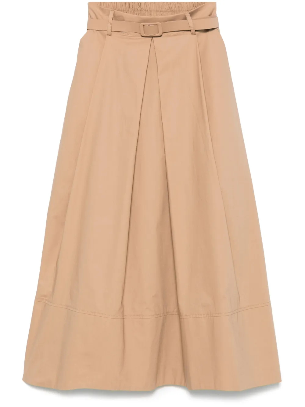 poplin maxi skirt