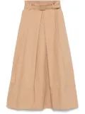 kaos poplin maxi skirt - Brown