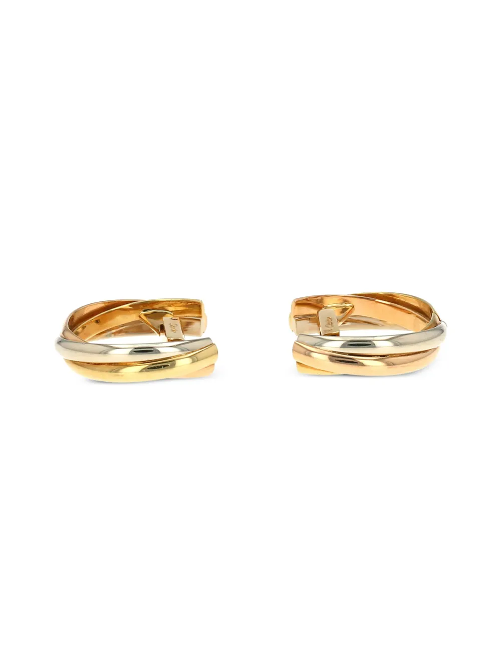 Pre-owned Cartier 2010s  18kt Gold Trinity Cufflinks