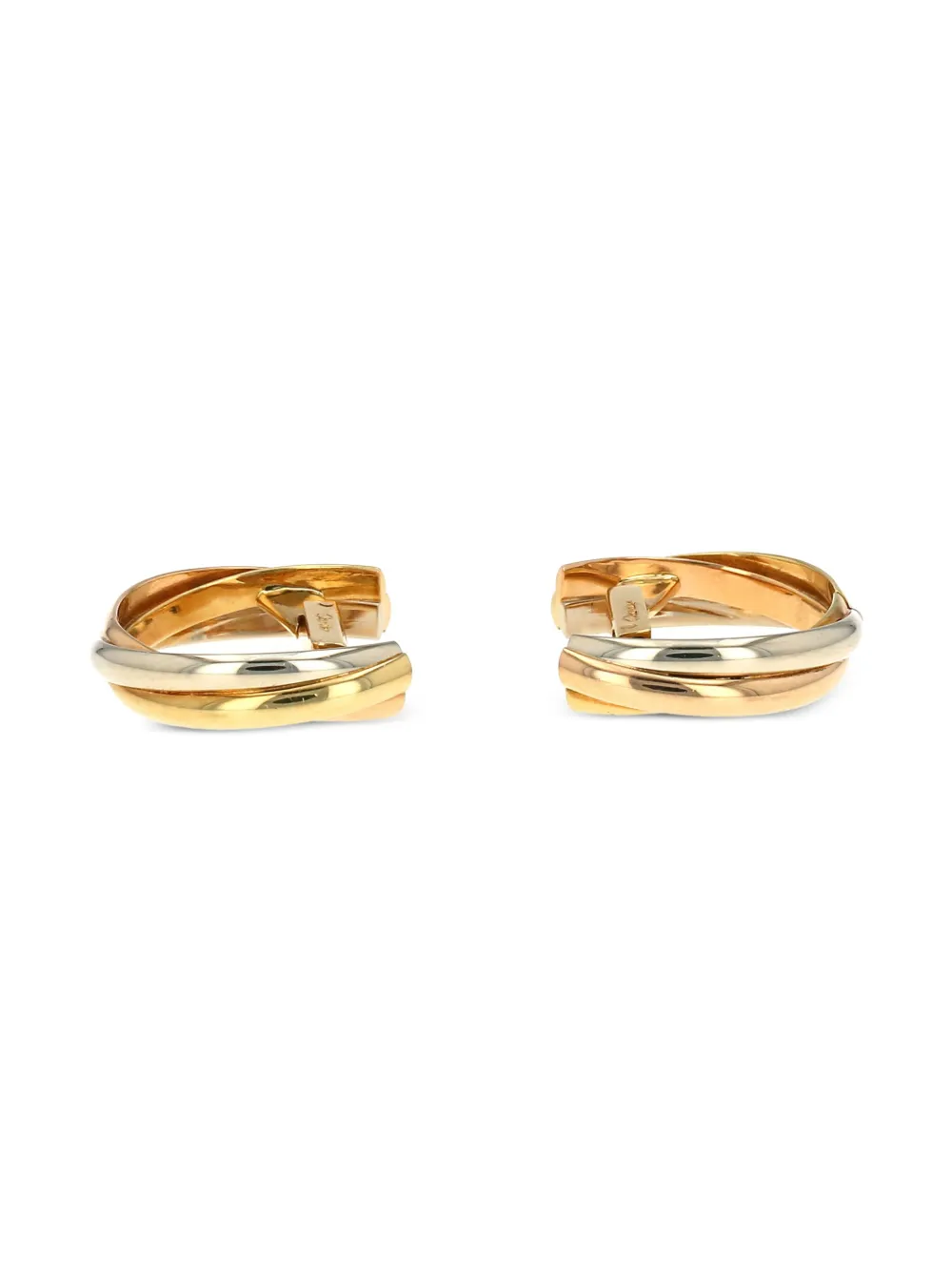 Cartier 2010s pre-owned 18kt gold Trinity cufflinks - Goud