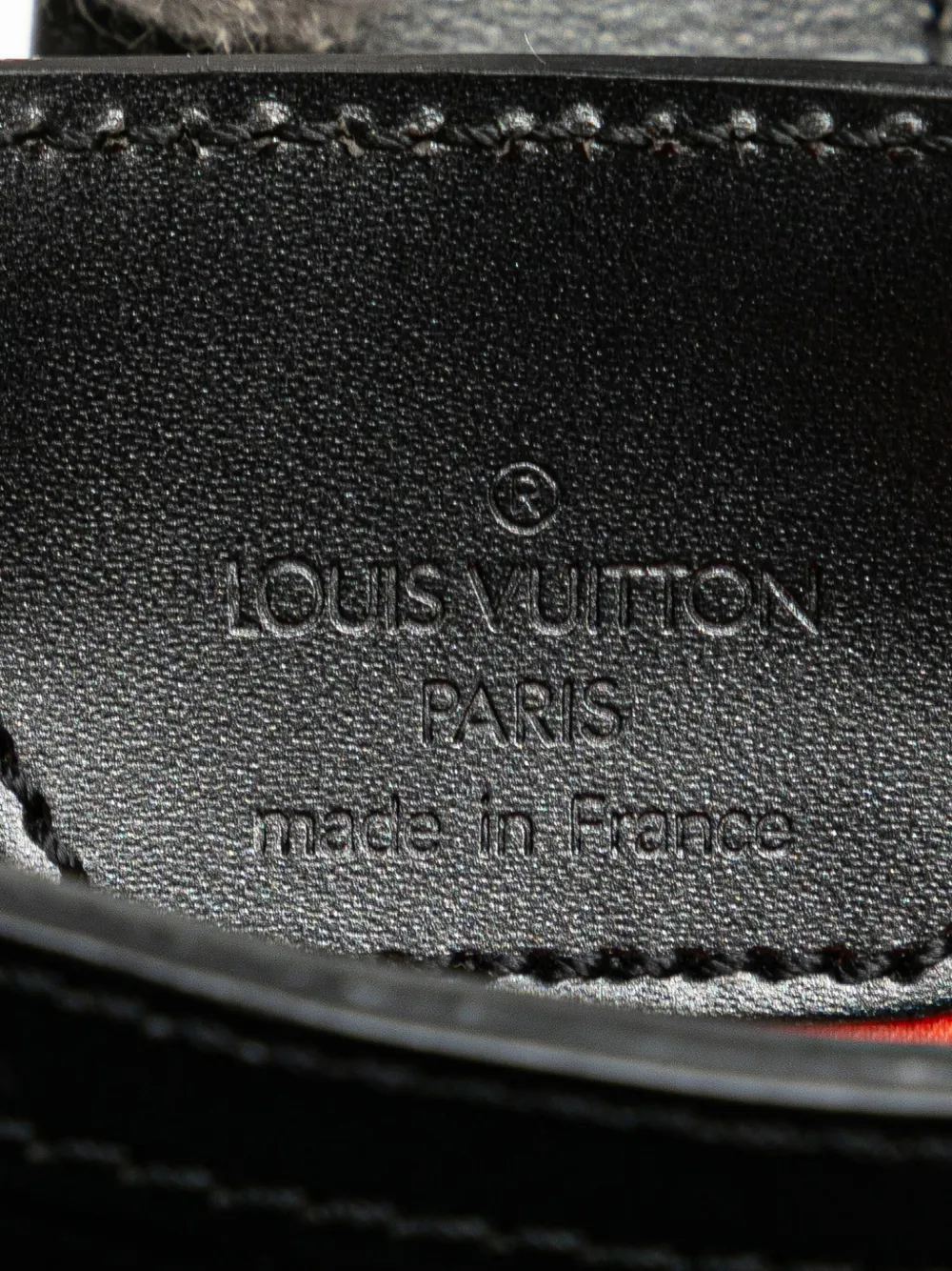 Pre-owned Louis Vuitton 2002 Epi Stretch Mojito Shoulder Bag In 黑色