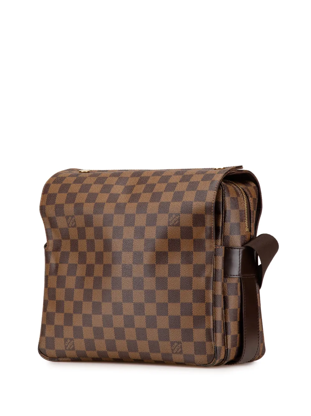 Louis Vuitton Pre-Owned 2009 Damier Ebene Naviglio crossbodytas - Bruin