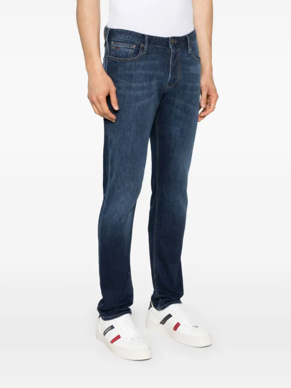Emporio Armani スキニージーンズ | ブルー | FARFETCH JP
