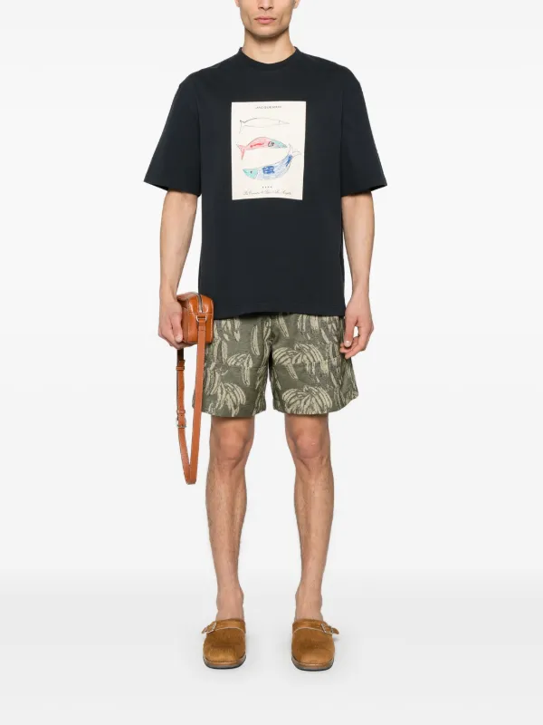 【JACQUEMUS】Le Marino Graphic Short Sleeve T-shirt/送料込み Marino Tee White | The Webster