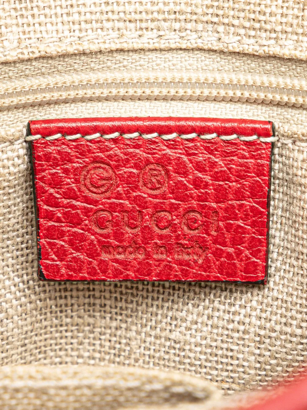 Pre-owned Gucci 2000-2015 Small Gg Canvas Bree Satchel In 褐色