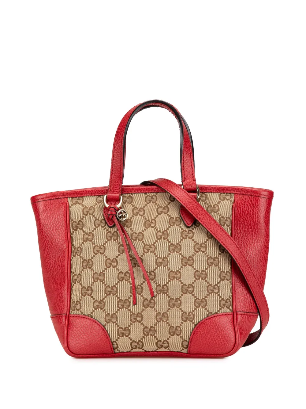 Gucci Pre-Owned 2000-2015 スモール GGキャンバス ブリー サッチェルバッグ - ブラウン Gucci Pre-Owned 2000-2015 スモール GGキャンバス ブリー サッチェルバッグ - ブラウン