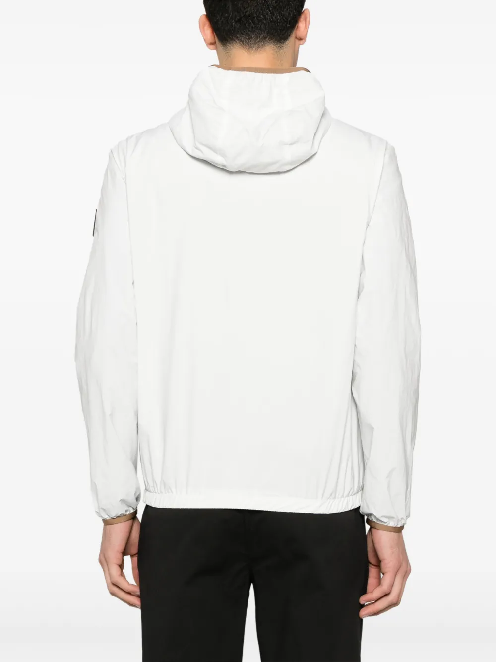 Fay Windjack met logopatch Wit