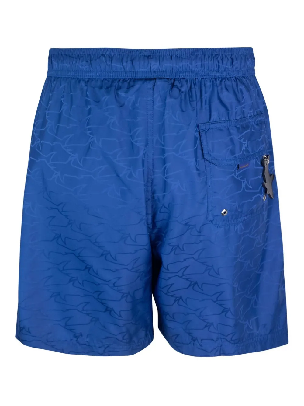 Paul & Shark logo-print swim shorts - Blauw