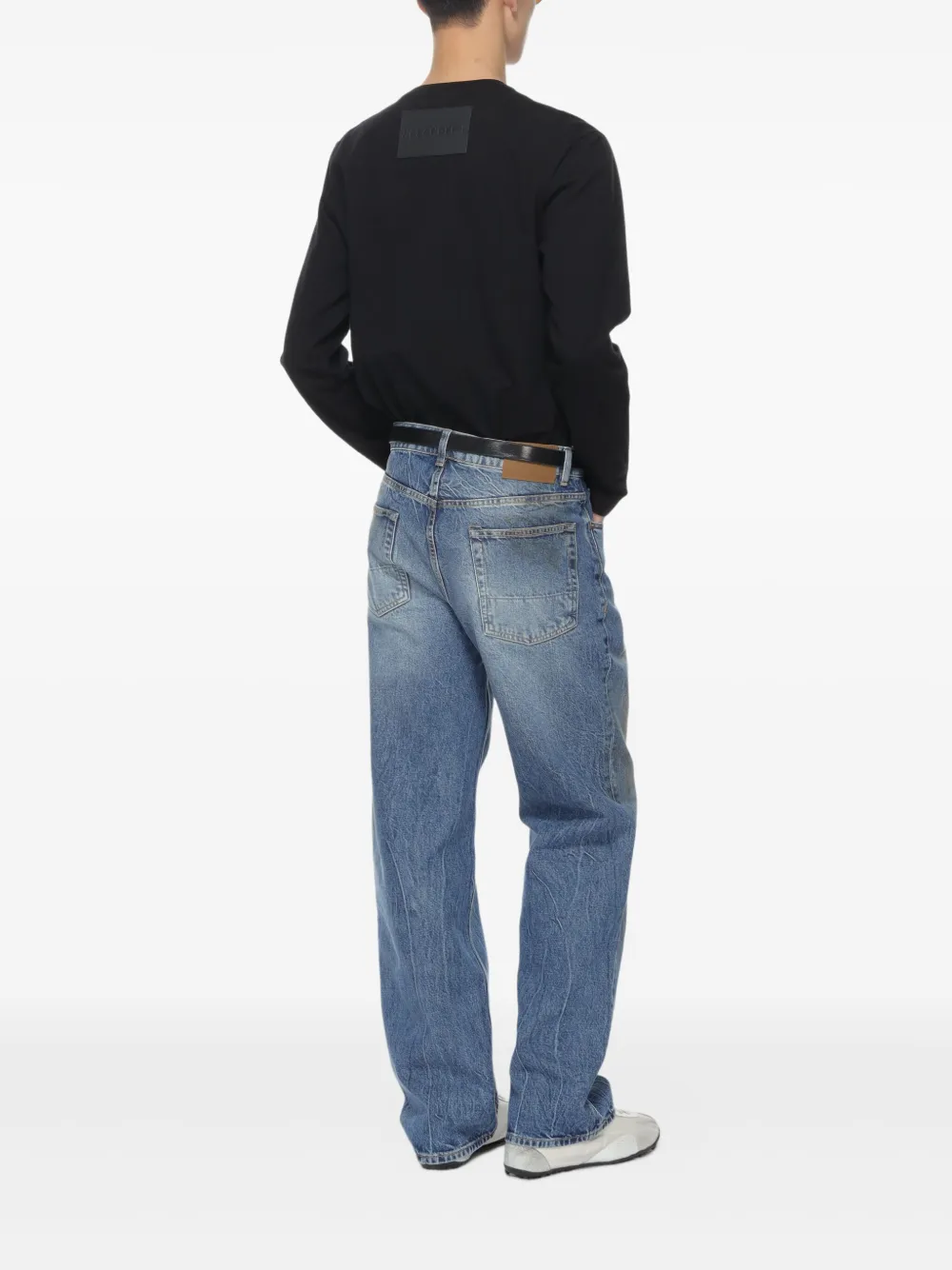 Jil Sander Lichtgewicht trui Zwart