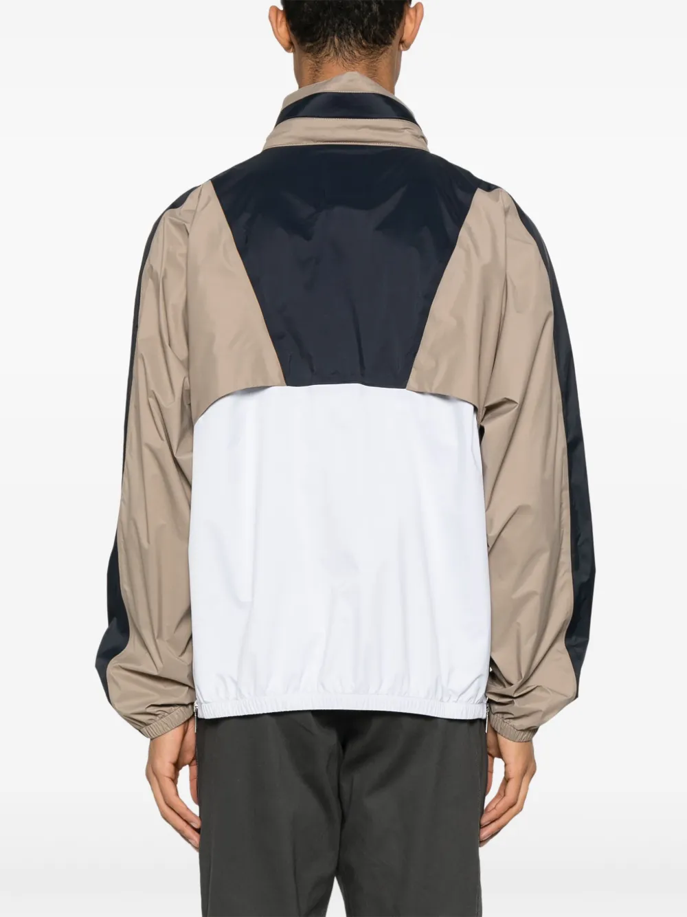 K-Way Jack met colourblocking Wit