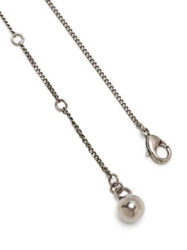 LEMAIRE Rattle Bolo Tie Necklace | Silver | FARFETCH UZ