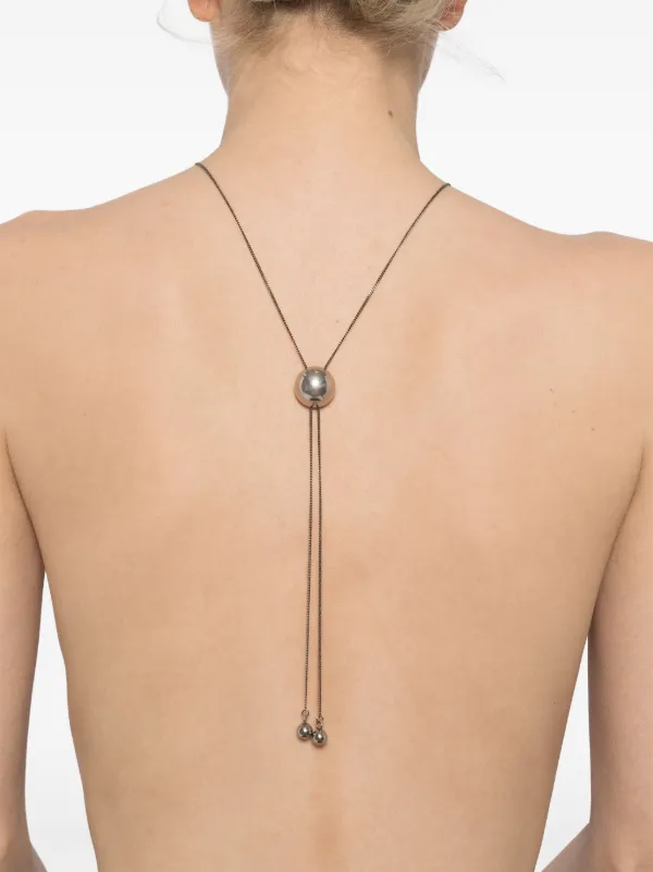 【関税込み】LEMAIRE シルバー Rattle Bolo Tie ネックレス Namu Shop - Lemaire Rattle Bolo Tie - Silver