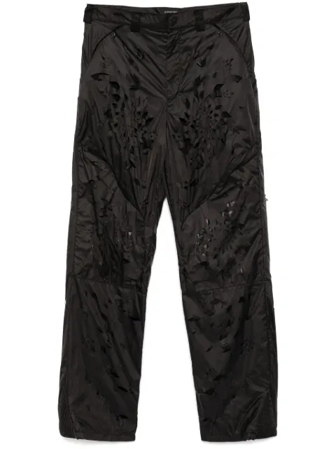 JUNTAE KIM pantalones con detalle de pétalos