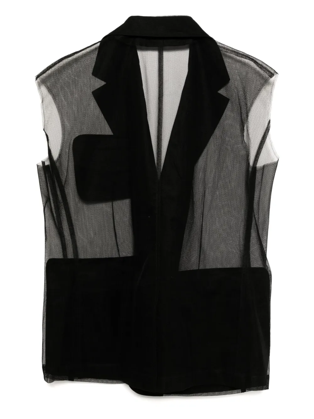 Black Comme Des Garçons بليزر بدون أكمام | بليزرات | Image 2