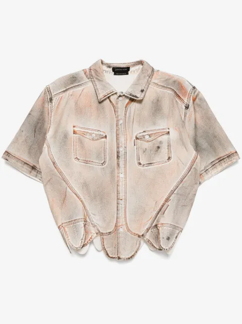 JUNTAE KIM cropped shirt 