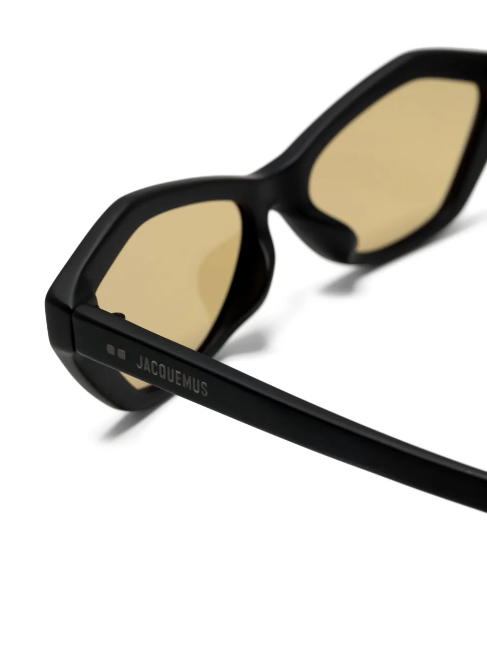 Jacquemus The Bambino zonnebril Beige
