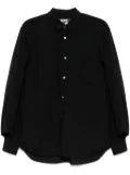 Black Comme Des Garçons long-sleeved shirt