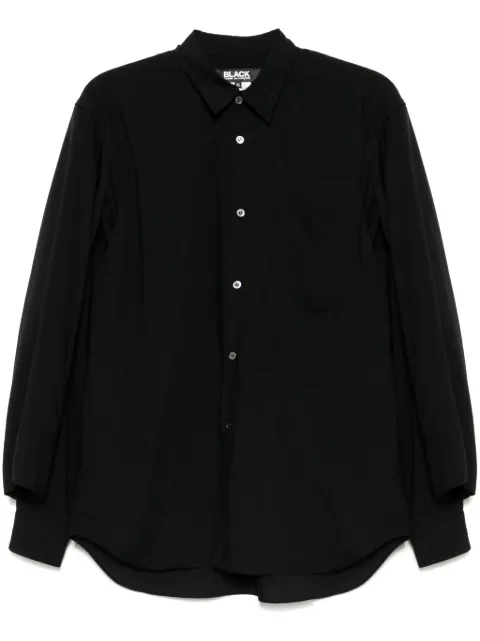 Black Comme Des Garçons long-sleeved shirt