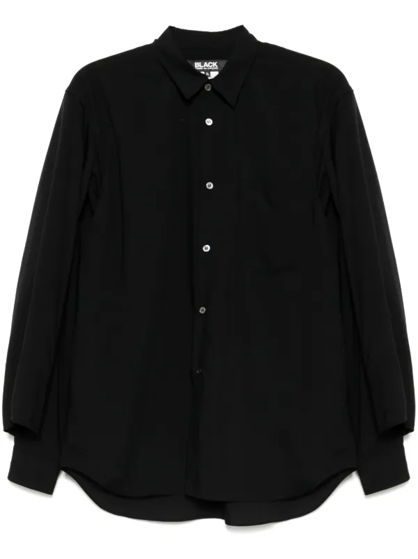 Black Comme Des Garçons ロングスリーブ シャツ | ブラック | FARFETCH JP
