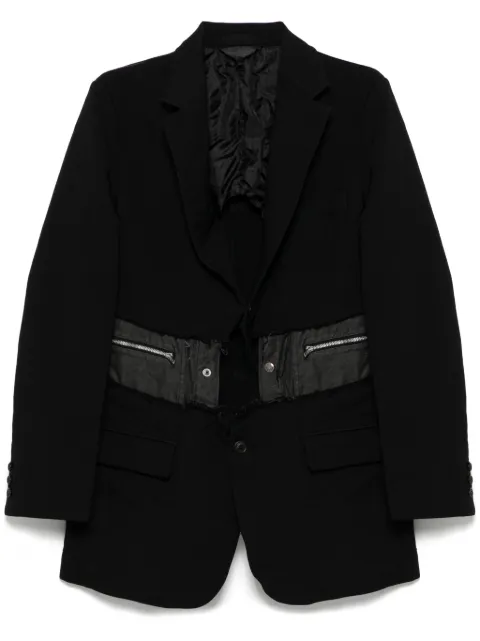 Black Comme Des Garçons blazer con botones