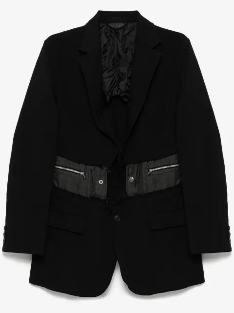 Black Comme Des Garçons blazer con botones